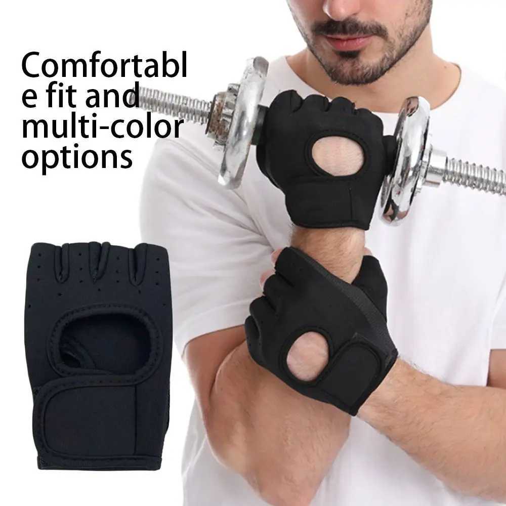 Weight lifting gloves Half finger breathable non slip gel pad fitness training dumbbell gloves Womens fitness glovesW241018