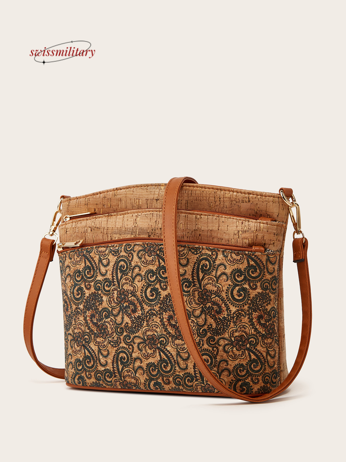 2024 New casual and fashionable women's ethnic style single shoulder crossbody personalized leisure tree leather bag #36 swissmilitary