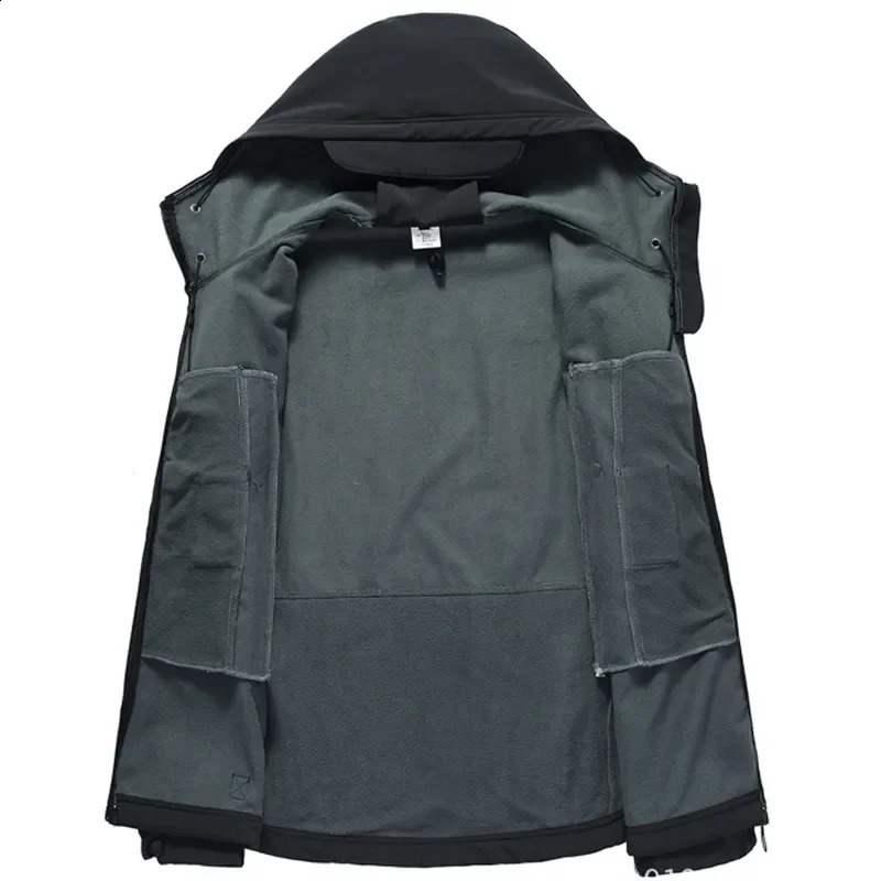 waterproof jacket mens jacket outdoor soft shell wool womens windproof waterproof breathable heat shield 241007