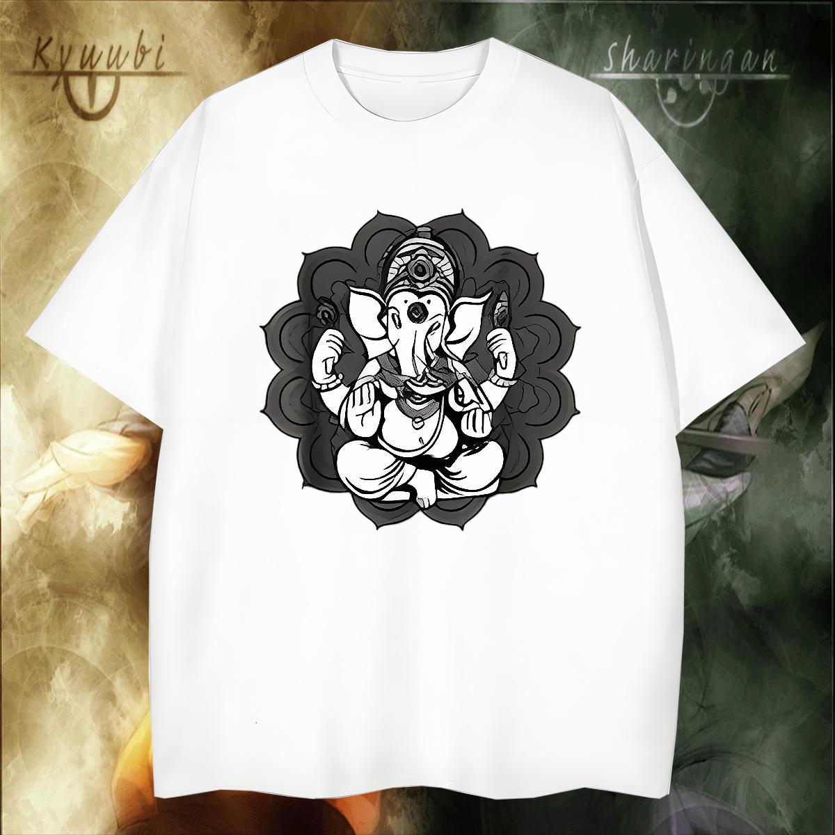Designer Man T Shirts 230g 100% Cotton elephant Street Wear Custom Anime Breathable Short Sleeve Men Tees Factory Direct Tees Shirts