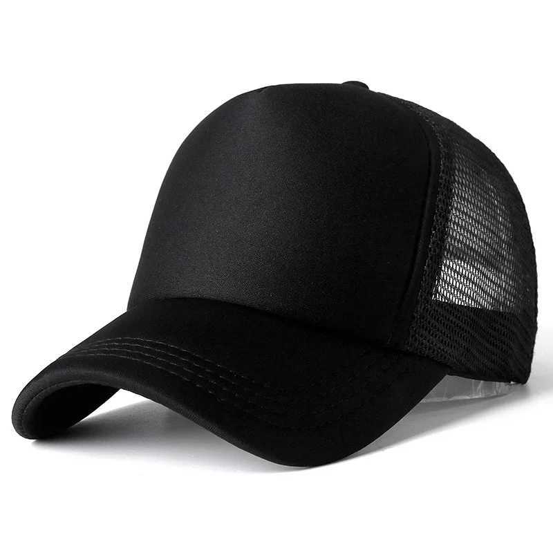Unisex Cap Men Casual Plain Mesh Baseball Cap Adjustable Snapback Hats for Women Men Hat Hip Hop Trucker Cap Streetwear Dad HatsX241018