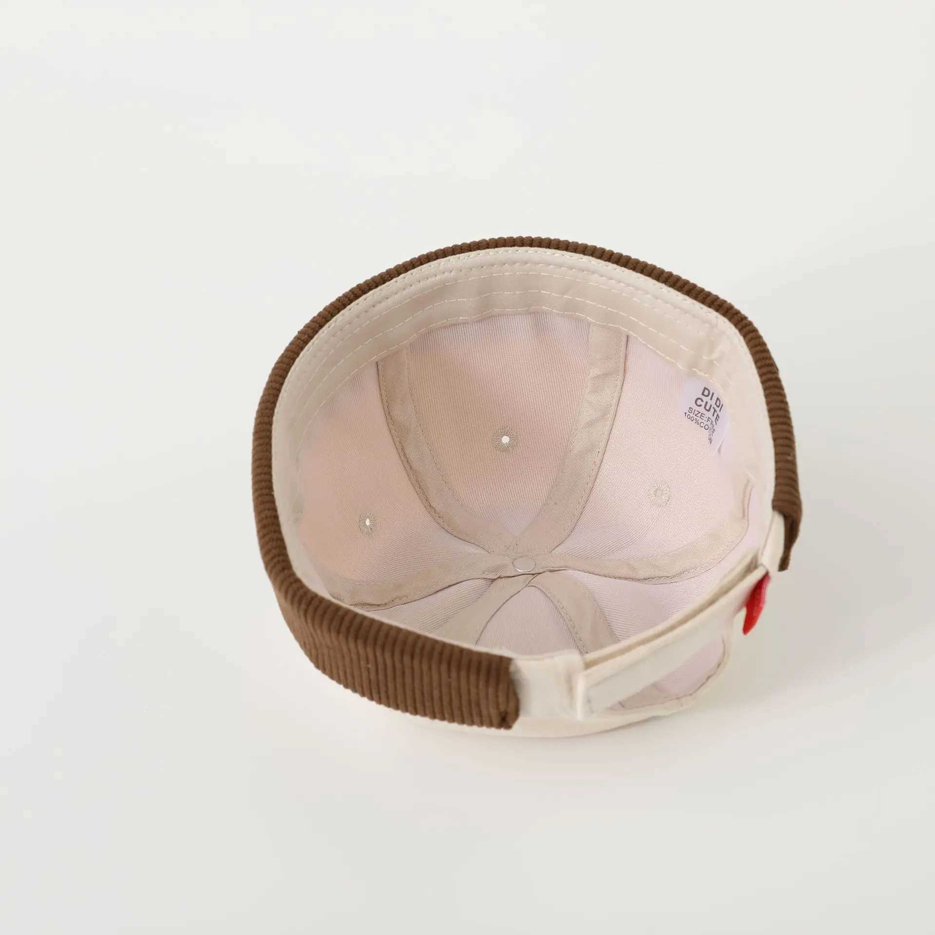 2024 Boy Kids Docker Cap Brimless Hat Spring Autumn Girl Beanie Hats Cotton Letter Child Landlord Sailor Melon Caps LX241018