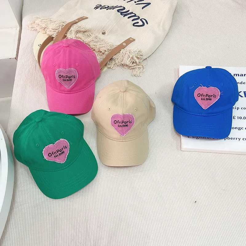 Baby Girl Boy Baseball Caps Summer Autumn Fashion Letter Embroidery Kids Hats Adjustable Casual Caps Outdoor Visor Hats LX241018