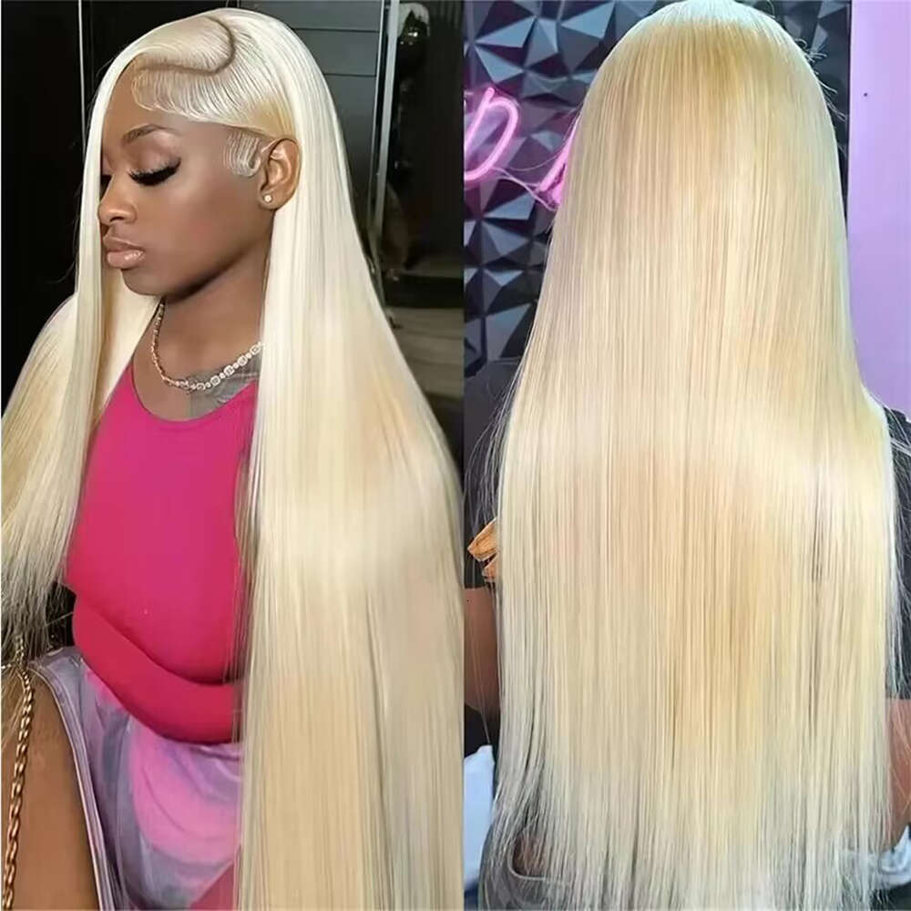 200 Density Straight Blonde 613 Hd 13x6 Brazilian Human Hair Wigs For Women 13x4 Lace Frontal Colored Wig