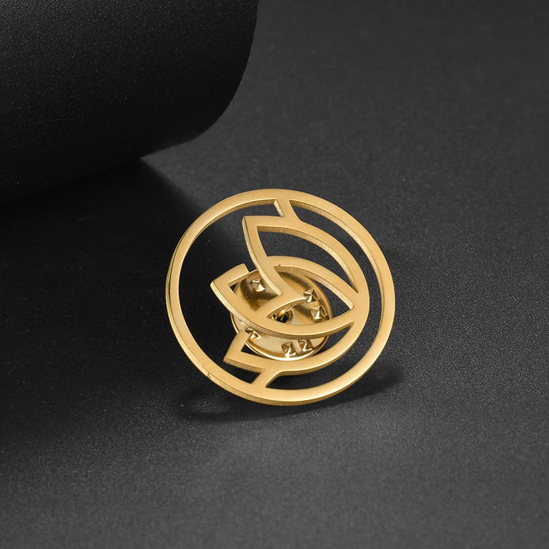 Nextvance Brooch Customized Stainless Steel Personalized Map Customization Team Celebrates Party Gifts 241018