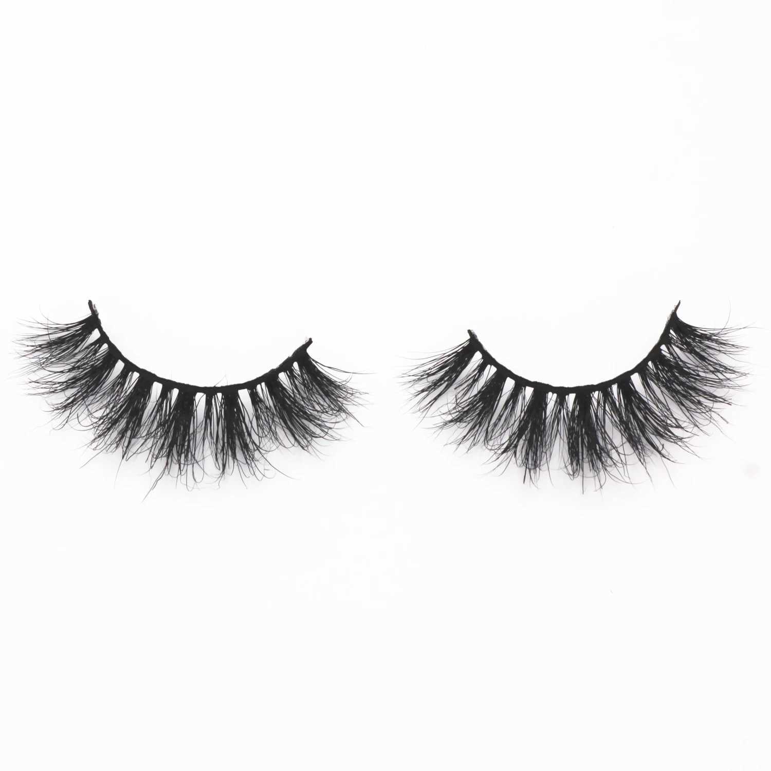 Wispy Mink Eyelashes 3D Mink Lashes Handmade Lashes Fluffy Mink Lashes Cruelty-free Mink Lashes False Eyelashes Makeup Fake LashXJ241019