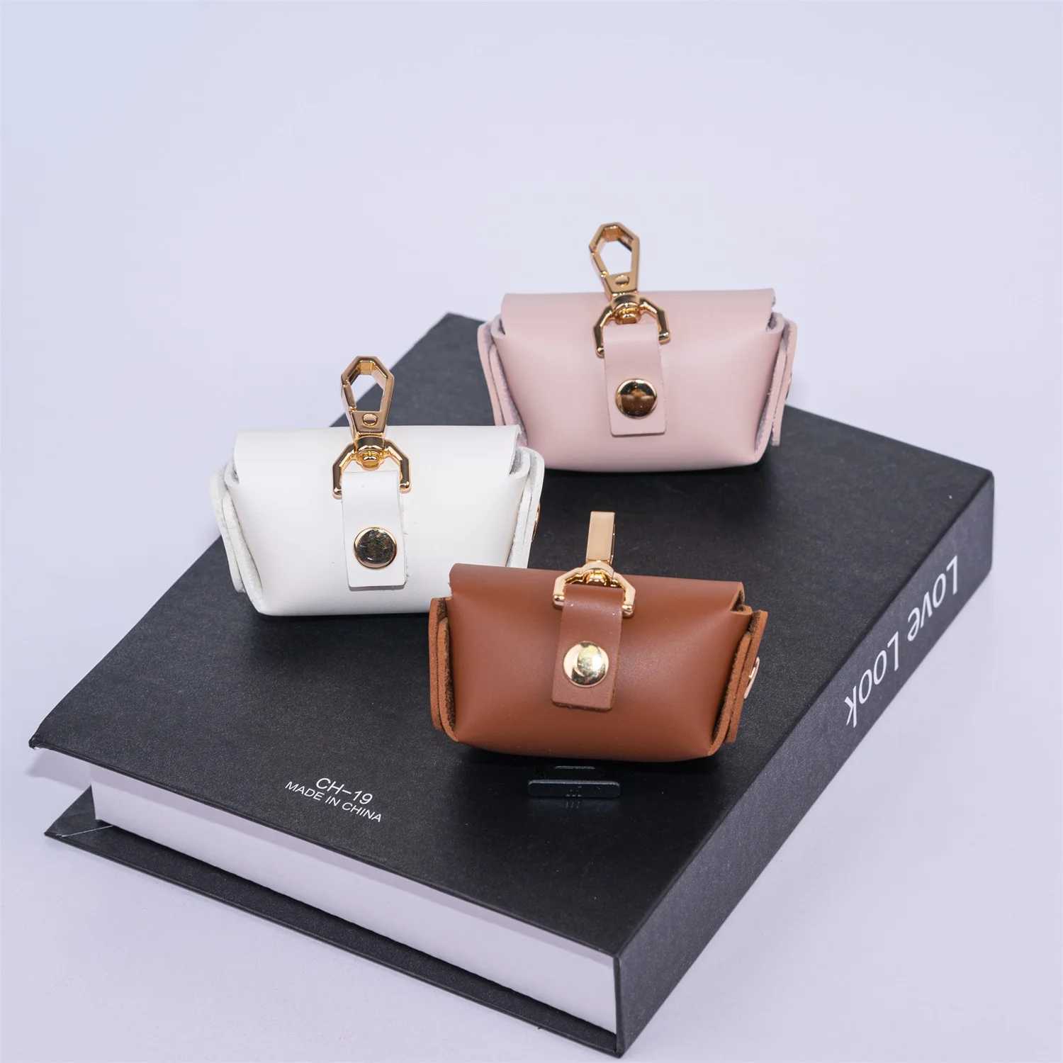 1 Wedding Ring Storage Bag Leather Pendant Collar Wedding Ring Pet Wedding Ring W241019