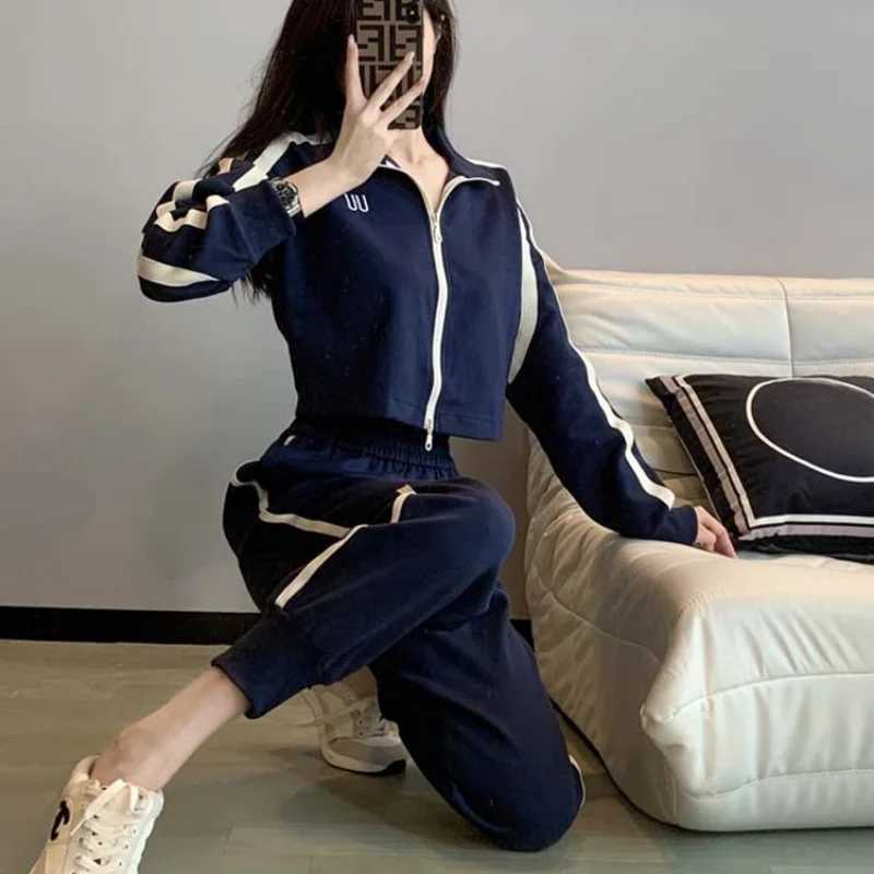 Women's Two Piece Pants New Womens Pants Two Piece Set Spring Autumn Fashion Ladies Trouser Co Ord Clothing Sales Comfortable Top and Bottom Prom
