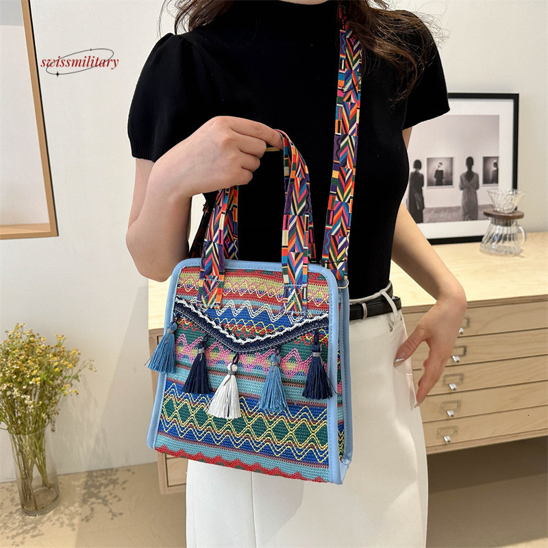 Minority shoulder 2024 new Bohemian style minimalist niche crossbody bag for women traveling abroad #15 swissmilitary