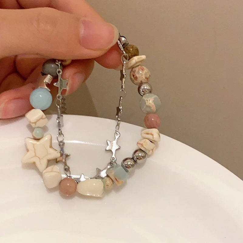 Fashion solar energy system bracelet star moon earth space planet charm bracelet mens bead personalized bracelet 241018
