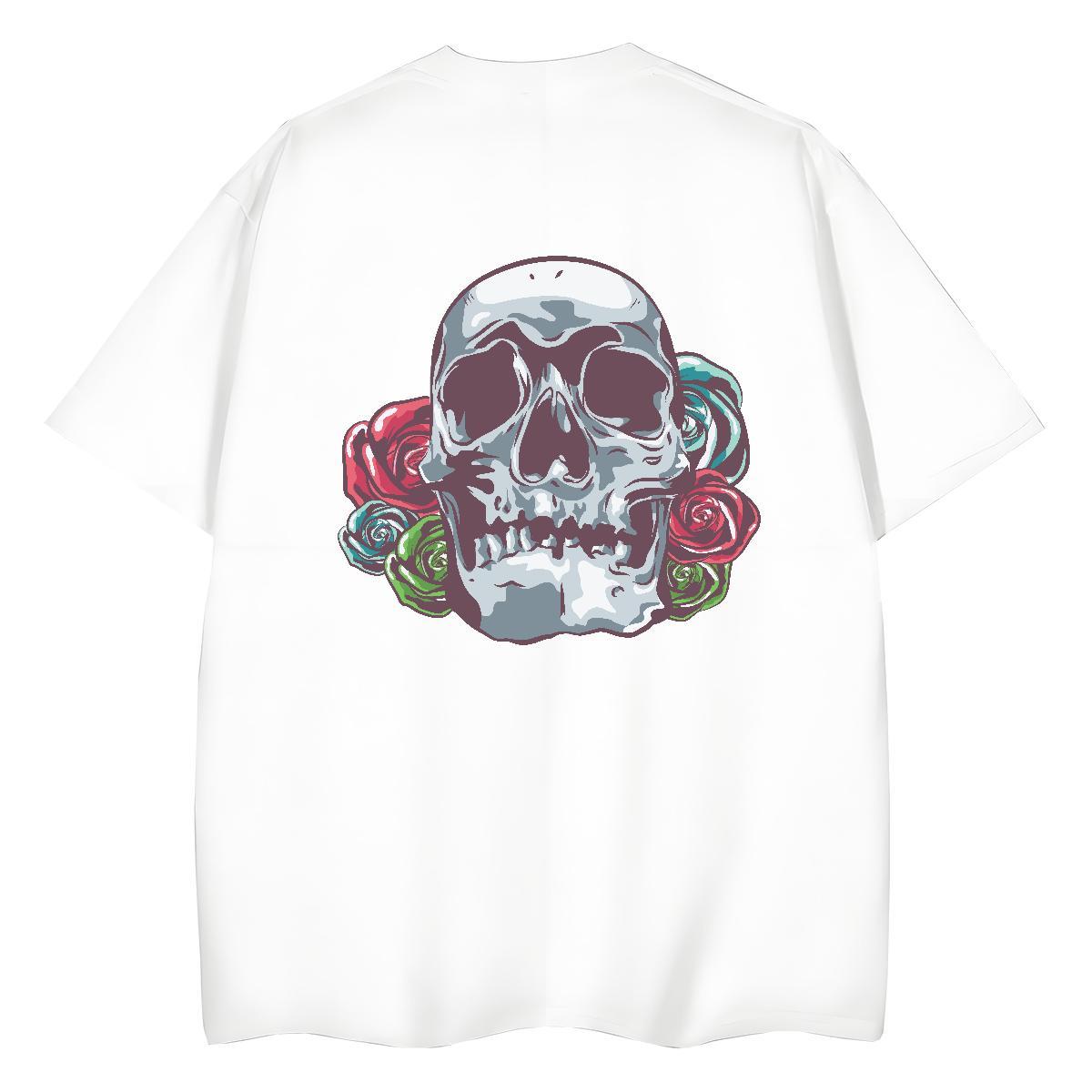 Brand T-Shirts 230g Cotton Breathable Short Sleeve Casual Beach flower Woman Tshirt Designer Anime Tee Shirt