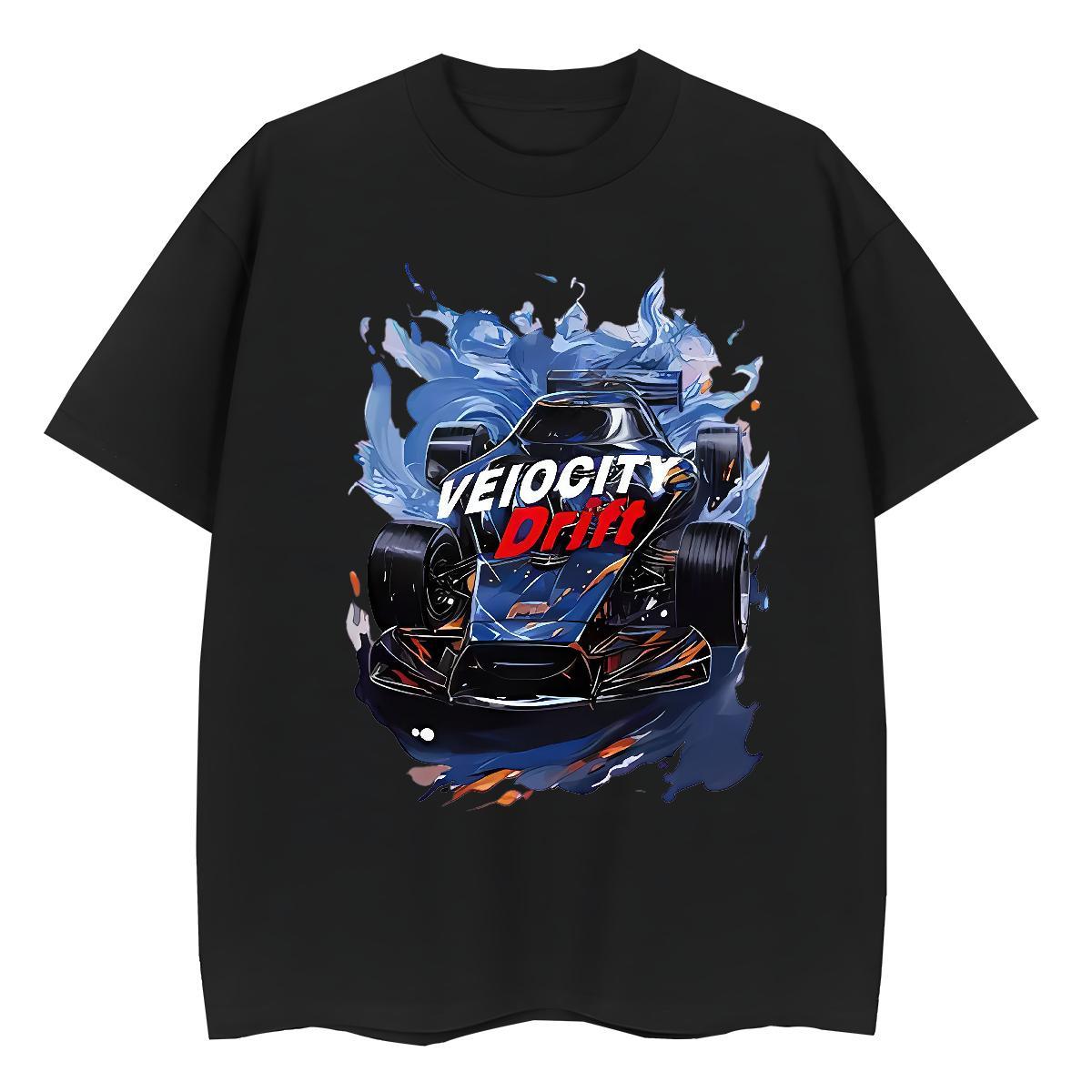2024 Casual Womens T Shirts 230g 100% Cotton O Neck Short Sleeves Hip Hop car Women Tshirts Soft Custom Print Plus Size Tops Tees