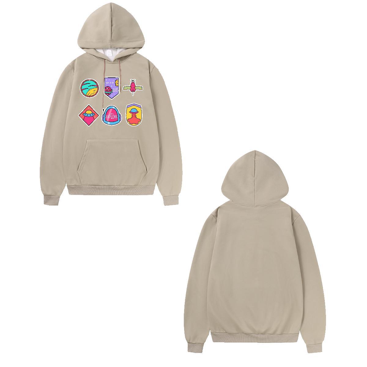 2024 Man Hoodie Breathable Soft Cool Design Couples Hoodie US/EU Size Wear Sports Casual Thick Fleece