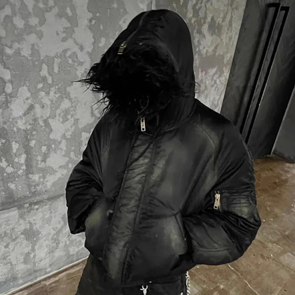 NIGO Mens Spring And Autumn Solid Color Washed Zipper Retro Hooded Jacket Coat Ngvp #nigo8846 241019