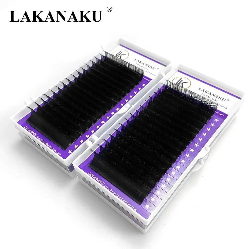 LAKANAKU 8-18mm Matte Volume Eyelashes Extensions Individual Lashes Fluffy False Eyelashes for Eye BeautyXJ241019
