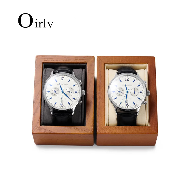 Oirlv Wooden Watch Stand Storage Box Solid Wood Watch Stand Display Stand Wooden Watch Stand Storage Box 241018
