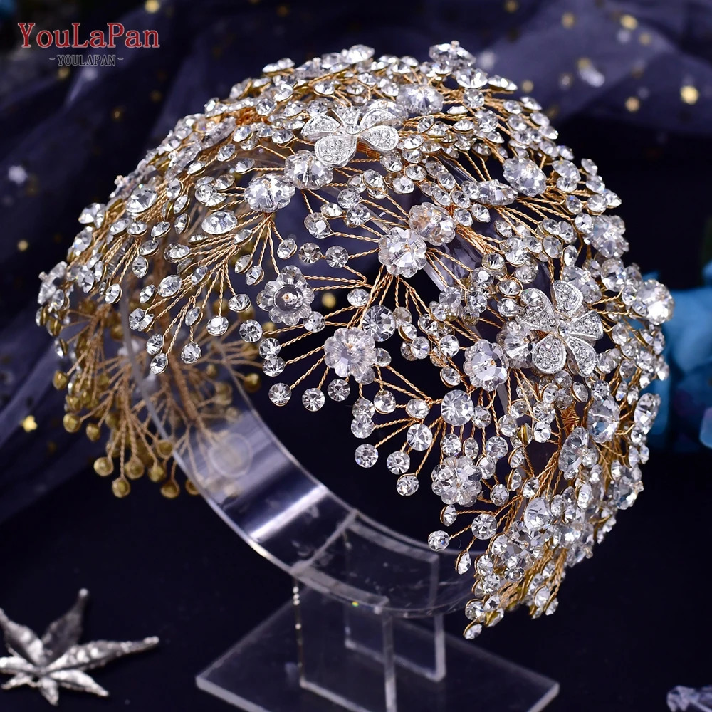 YouLaPan HP240 Bridal Crown Wedding Headwear and Hair Accessories Luxury Bridal Headwear Pageant Headband Hair Jewelry 241018