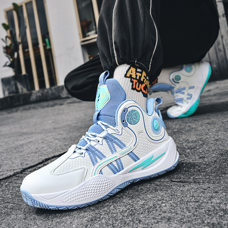 New basketball men, high top sports boots middle school students, cement sports shoes for men