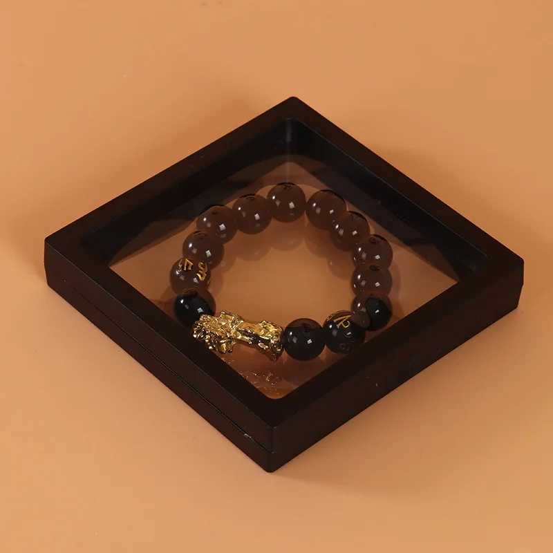 Jewelry Box Transparent Storage Manager Display Portable Lock Necklace Earrings Ring Stand Display Jewelry Box W241019