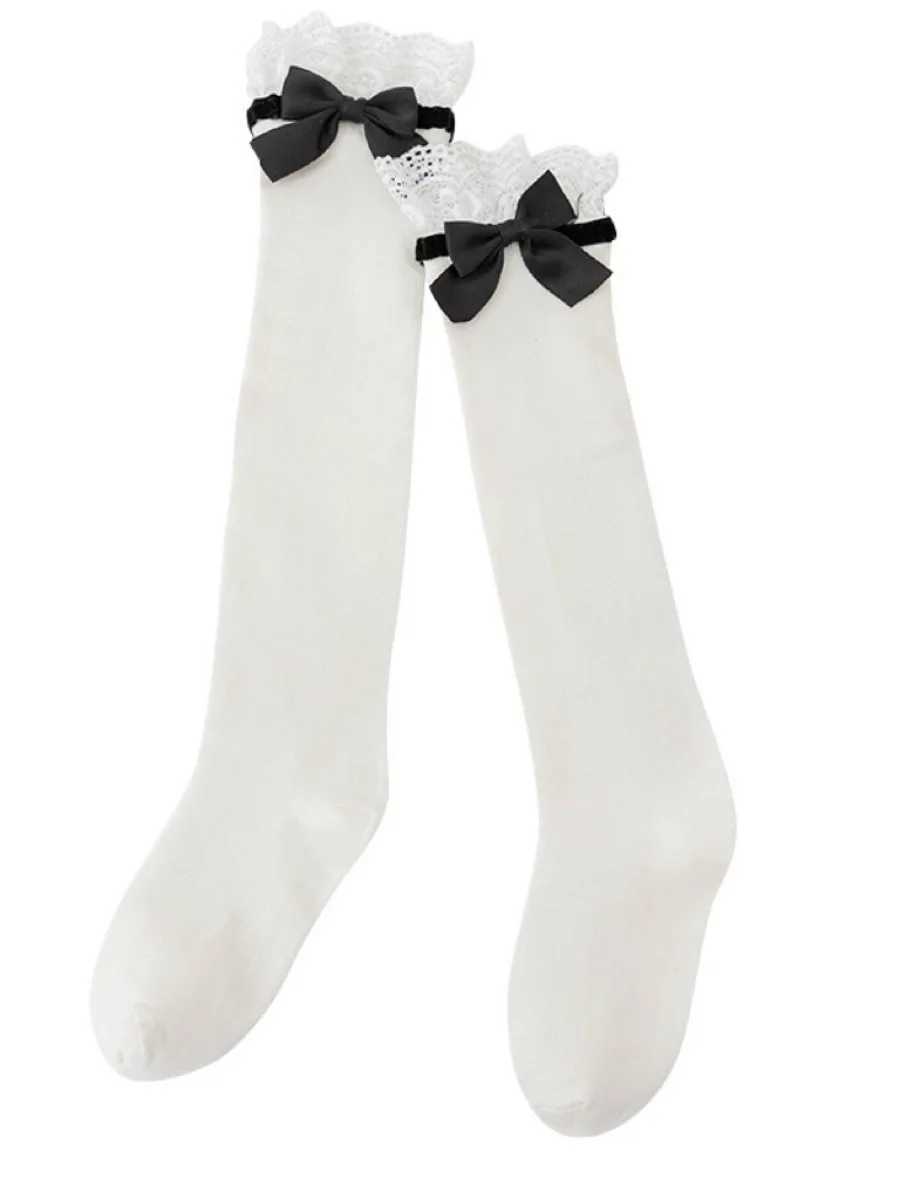 Socks Hosiery Socks for Women JK Stacked Stockings Summer Lightweight Breathable Womens Socks Cute Hundred Lolita Girls Calf White Socks Y2408330QWB1