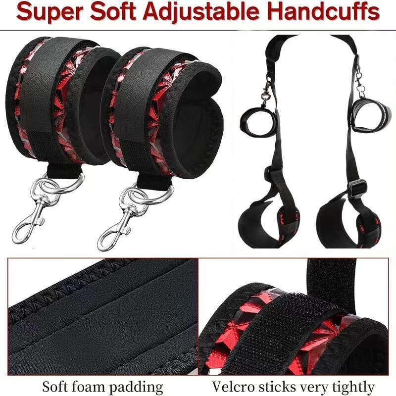 BDSM Sex Bondage Handcuffs Fetters Foot Fetish Leg Open Restraint Sex Game Accessory Sex Toys for Private Life Training Tool