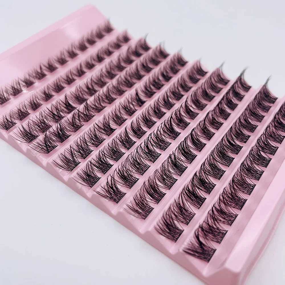 DIY Clusters Eyelash Extension Segmented Lashes 120 Volume Natural Cluster Segmented Eyelashes Bundle LashesXJ241019