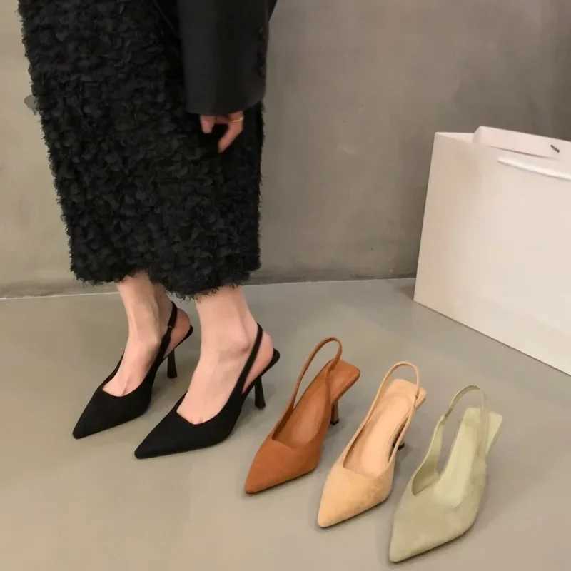 Womens High Heels Summer Sexy Pointed Toe Thin Heel Strap Shoes Womens Sandals Party Dress Womens High Heels Y241019