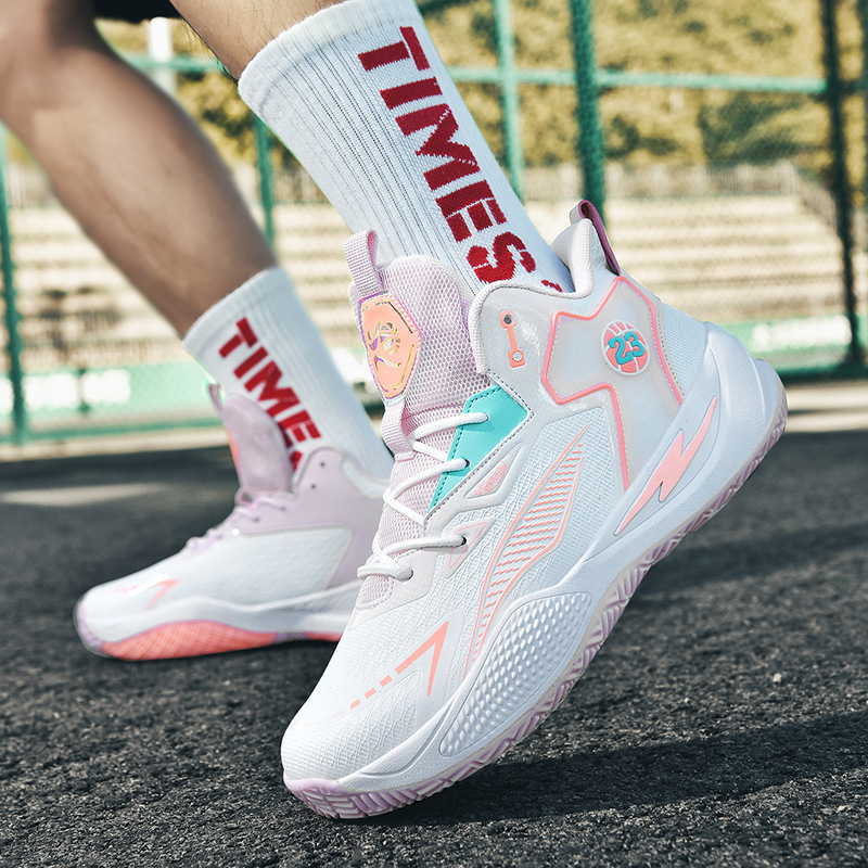 Indoor outdoor basketball men women, practical boots couples, junior high middle school students, and children, sports shoes for adults