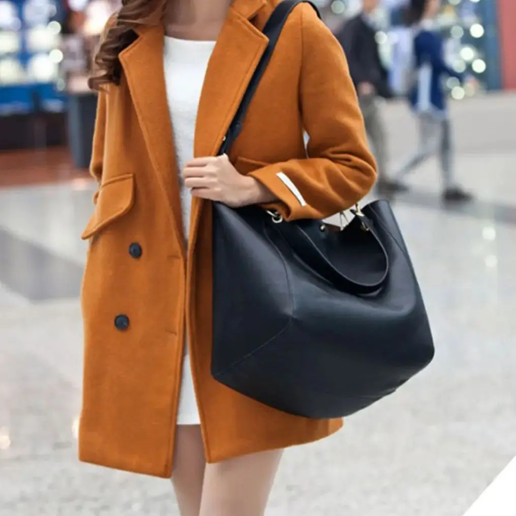 New Free Shipping Designer Bag Vintage Capacity Fashionable Casual Shoulder Bag PU Leather Large Womens Handbag Sac