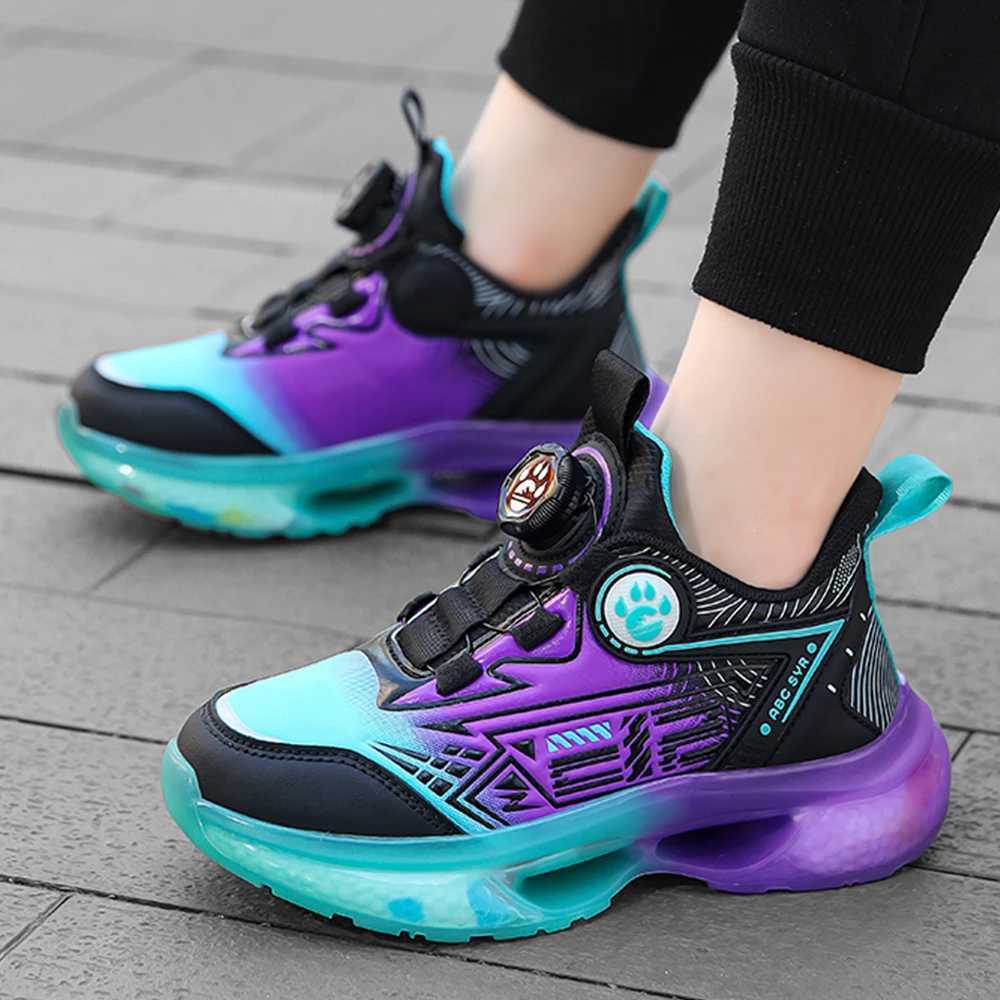 Athletic Outdoor Childrens sports shoes winter leather comfortable flat casual shoes 2024 new outdoor sports tennis anti slip childrens shoes for boys