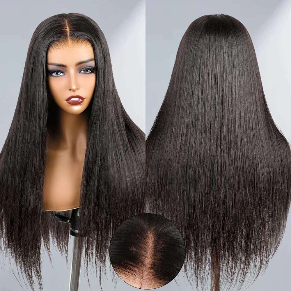 Cut x Pre Glueless Wig Human Hair Ready To Wear And Go Preplucked Brazilian Bone Straight Real Wigs For Women plucked s