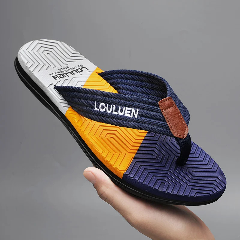Summer Brand Fashion Flop High Quality Non-Slip Outdoor Beach Flip Flops Flat Casual Slippers Men Chinelo Masculino ddmythur