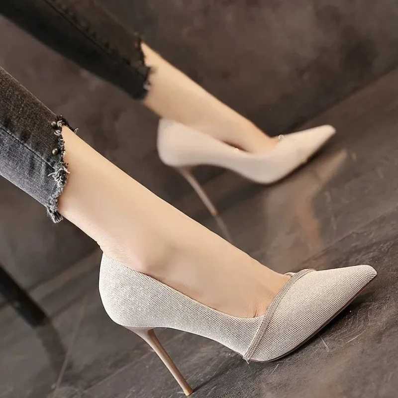 High heels for women and Pointy womens shoes for the new spring summer and autumn of 2023 dresses wedding shoes temperature banquet shoes and single s