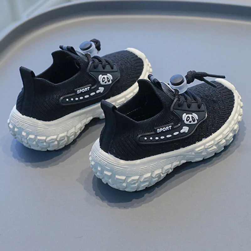 Athletic Outdoor Oulylan New Kids Sport Shoes Fashion Cross-tied Mesh Breathable Boys Sneakers Spring Autumn Children Girls Outdoor Running Shoes H241