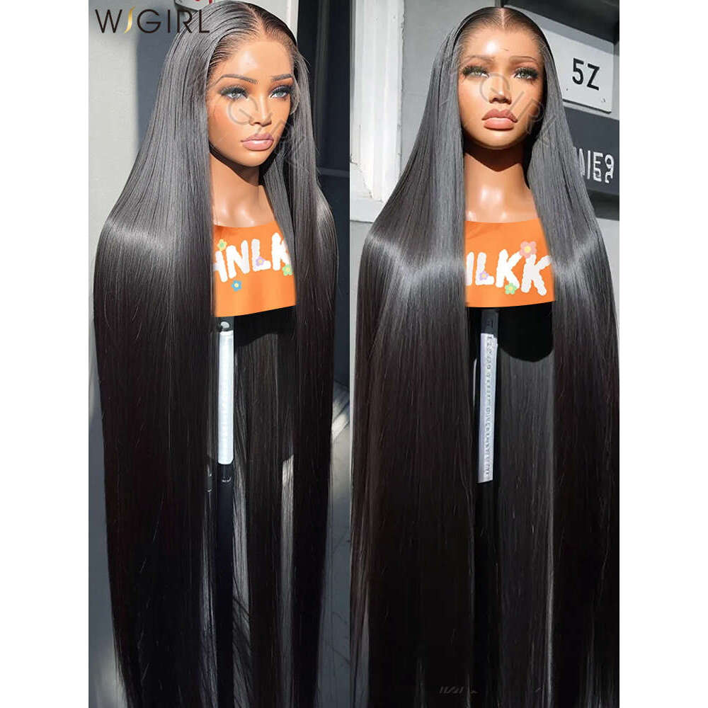 Wigirl HD Straight 13x6 Front Human Hair Wigs Brazilian 36 Inch 13x4 Lace Frontal 5x5 Closure Wig Pre Plucked For Women