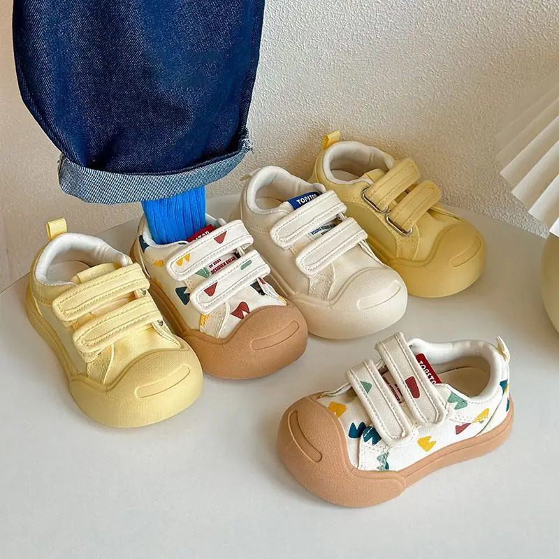 Kid Sneakers 2024autumn Child Canvas Shoes Fashion Girls Shoe Boys Casual Kids Tenis De 241018