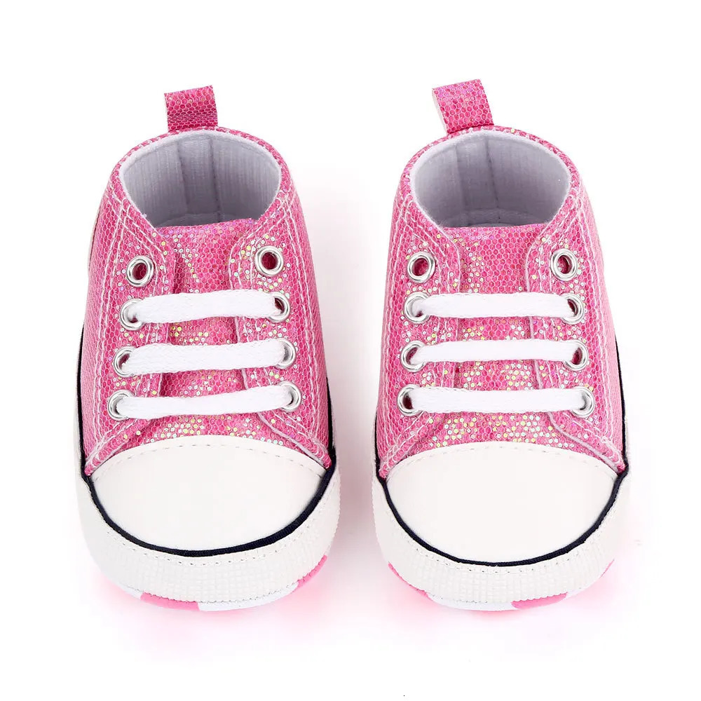 Classic Flash Canvas Baby Shoes Infant Boys Girls Sports Soft Sole Antislip Toddlers First Walkers Casual 241018