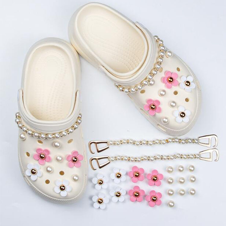 reusable shoe charms rhinestone shoe buckle shoe flower hole hole shoe accessories DIY decoration gift