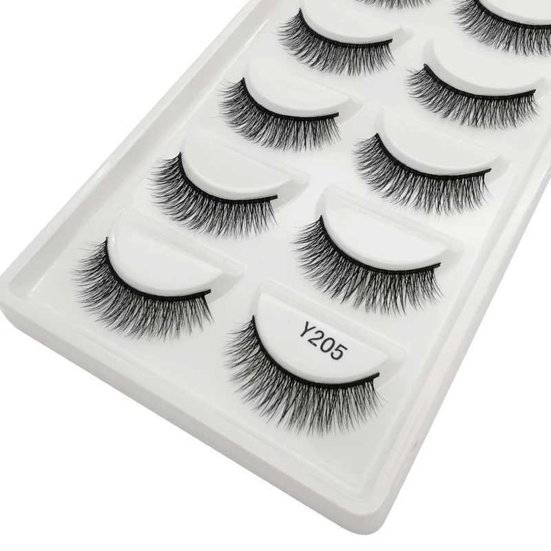 3/5/10 Pairs Dramatic Thick Full False Eyelashes Fluffy Soft 3D Mink Lashes Natural Long Faux Cils Eyelash Extension Makeup ToolXJ241019