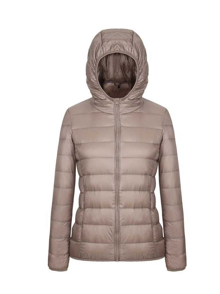 NewBang 8XL 9XL Size Ultra Light Down Jacket Women Autumn Winter Warm Coat White Duck Jackets Female Hooded ParkaX241019