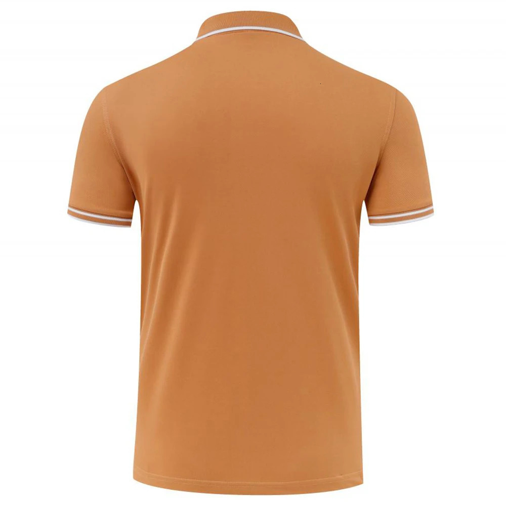 High quality striped polo shirt mens wholesale short sleeved classic business collar mens Playeras polo shirt mens 241018
