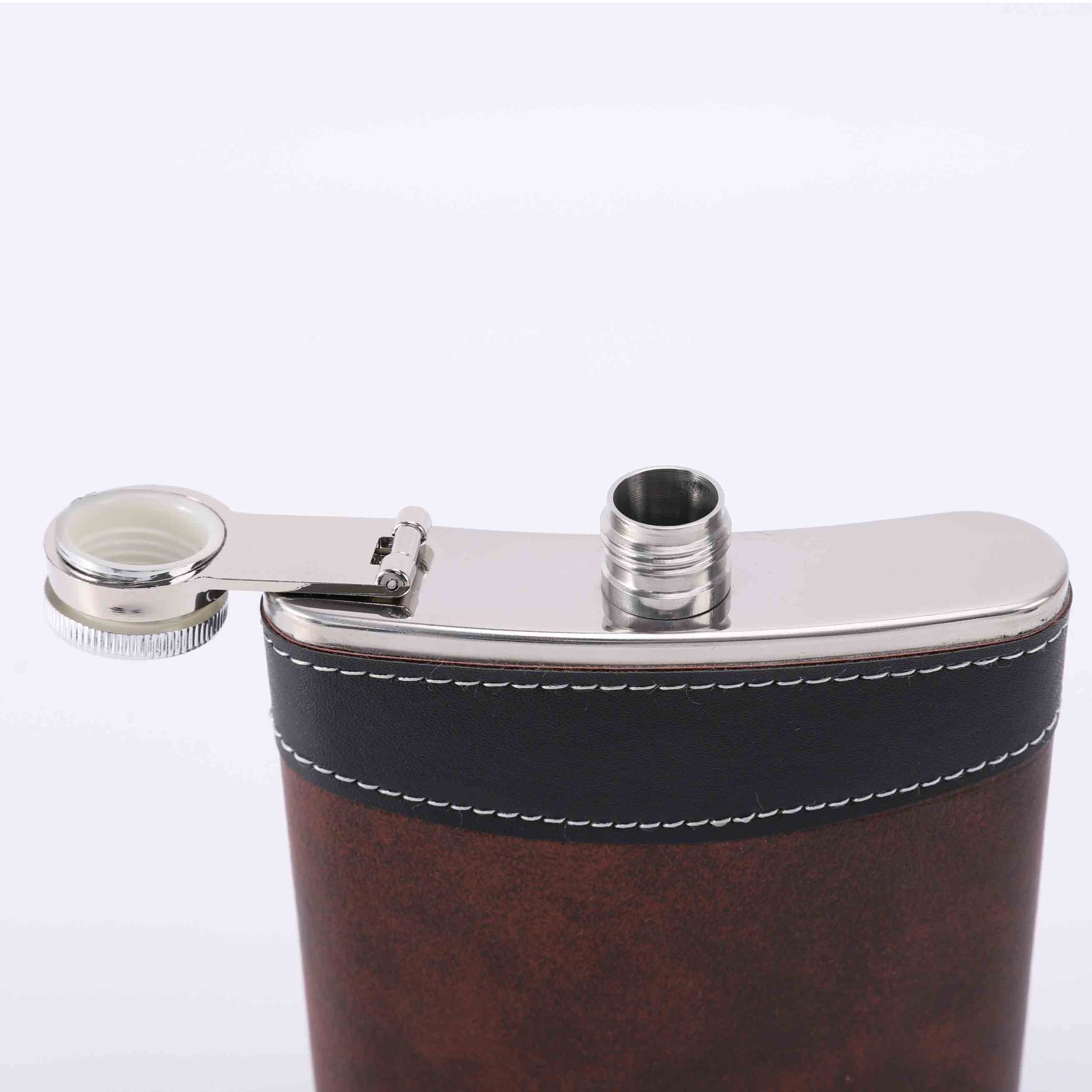 New Creative Compact Portable 8-ounce Stainless Steel Wine Pot Outdoor Indoor Universal Customizable