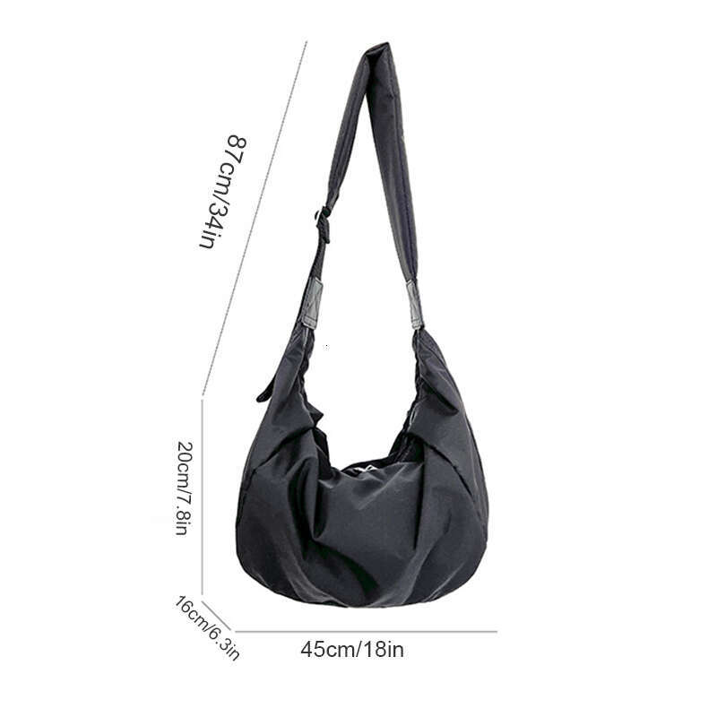 2025 NEW LITTLETON New Summer 2025 Fashion Large Capacity Casual Nylon Women Korean Style Hobos Youth Crossbody Shoulder Bag zhanyishengli