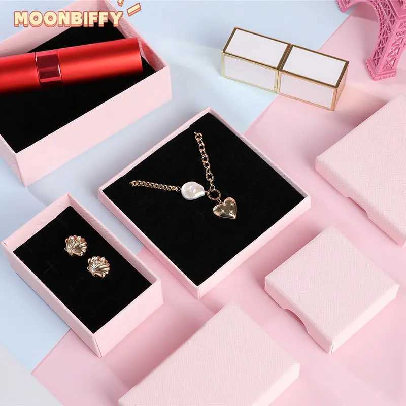 5-size jewelry box pink drawer box ring earring necklace bracelet jewelry packaging storage gift box W241019