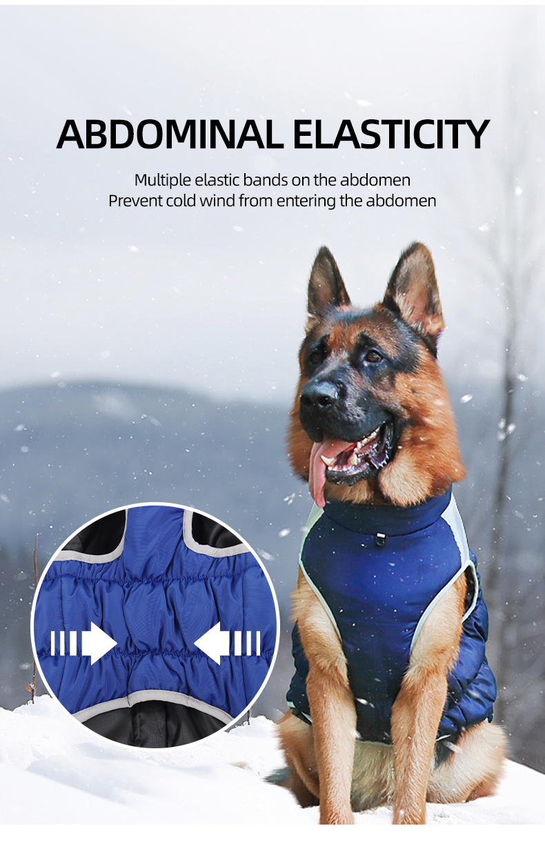 Amazon's best-selling pet winter clothes, windproof pet cotton clothes, large dog clothes, pet clothes