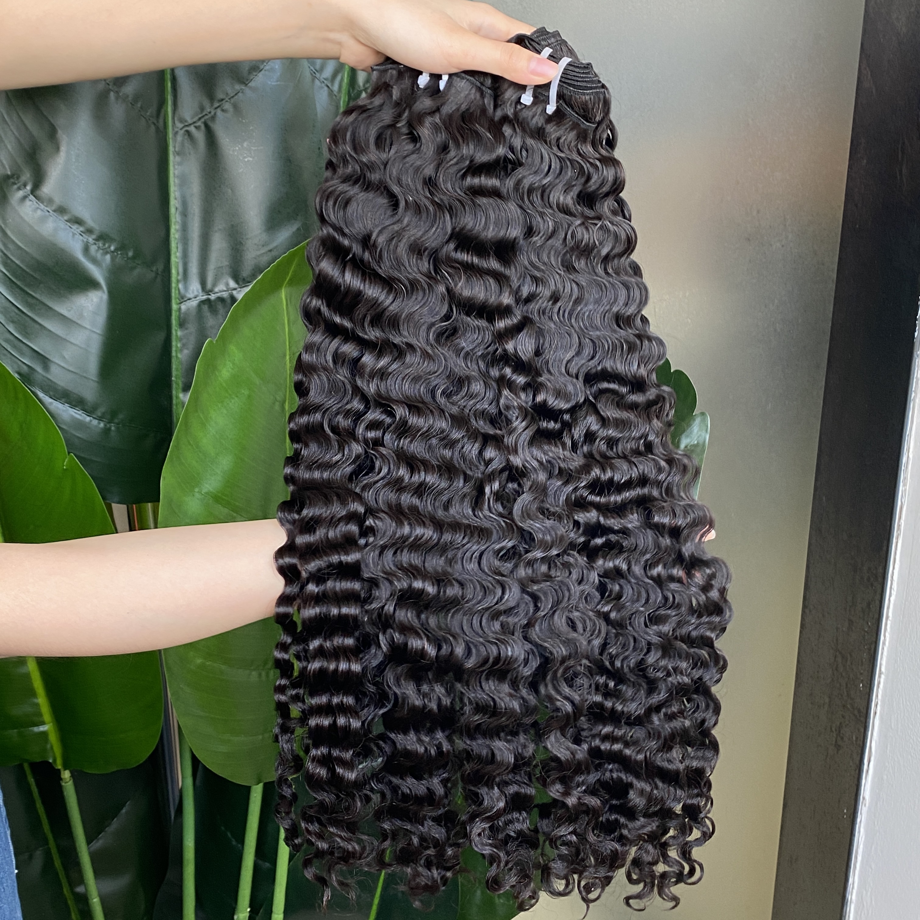 Burmese Curly Hair Weaves 1Pcs 14-32 Inches Natural Color Top Quality Brazilian Peruvian Indian 100% Raw Virgin Human Hair