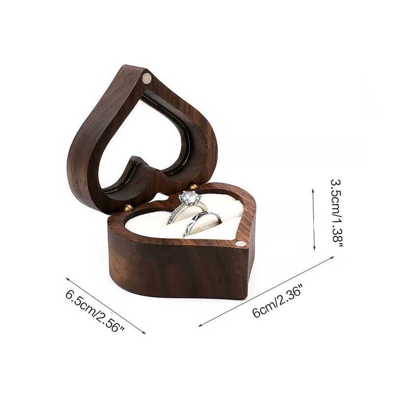 Ring storage box wooden box recommended for engagement wedding celebration birthday gift W241019