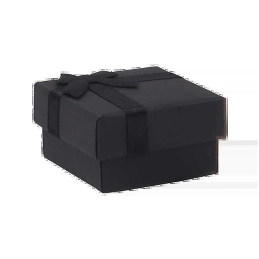 Paper bow ring pendant necklace storage box Jewelry display packaging box Heaven and earth cover gift box W241019