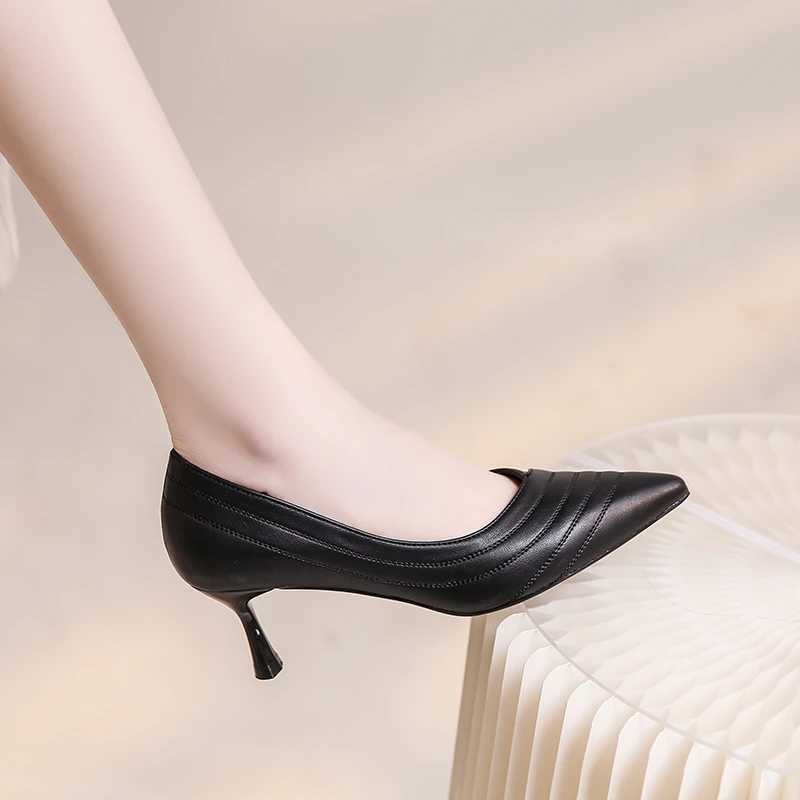 Fashion Shoes Female 2024 Autumn New Womens Pump Comfortable Shallow Office Womens Shoes Sexy Pointed Toe Dress Shoes Zapatos Y241019