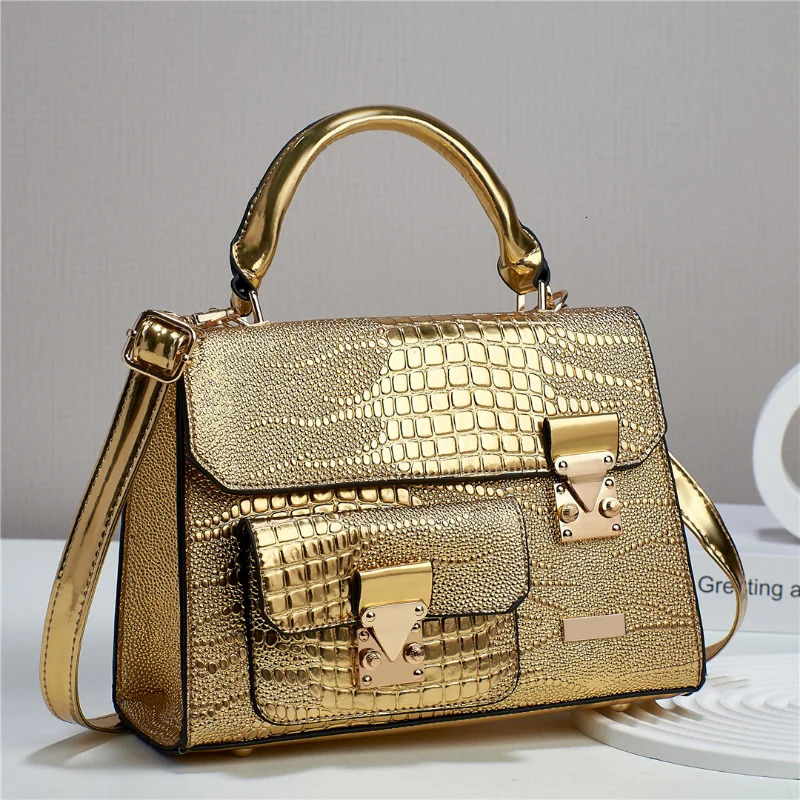 Womens cross shaped bag high-quality handbag with pattern PU retro shoulder bag commuting storage bag 241018